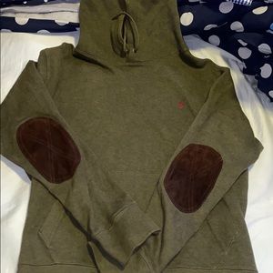 A great thick knitted polo hoodie